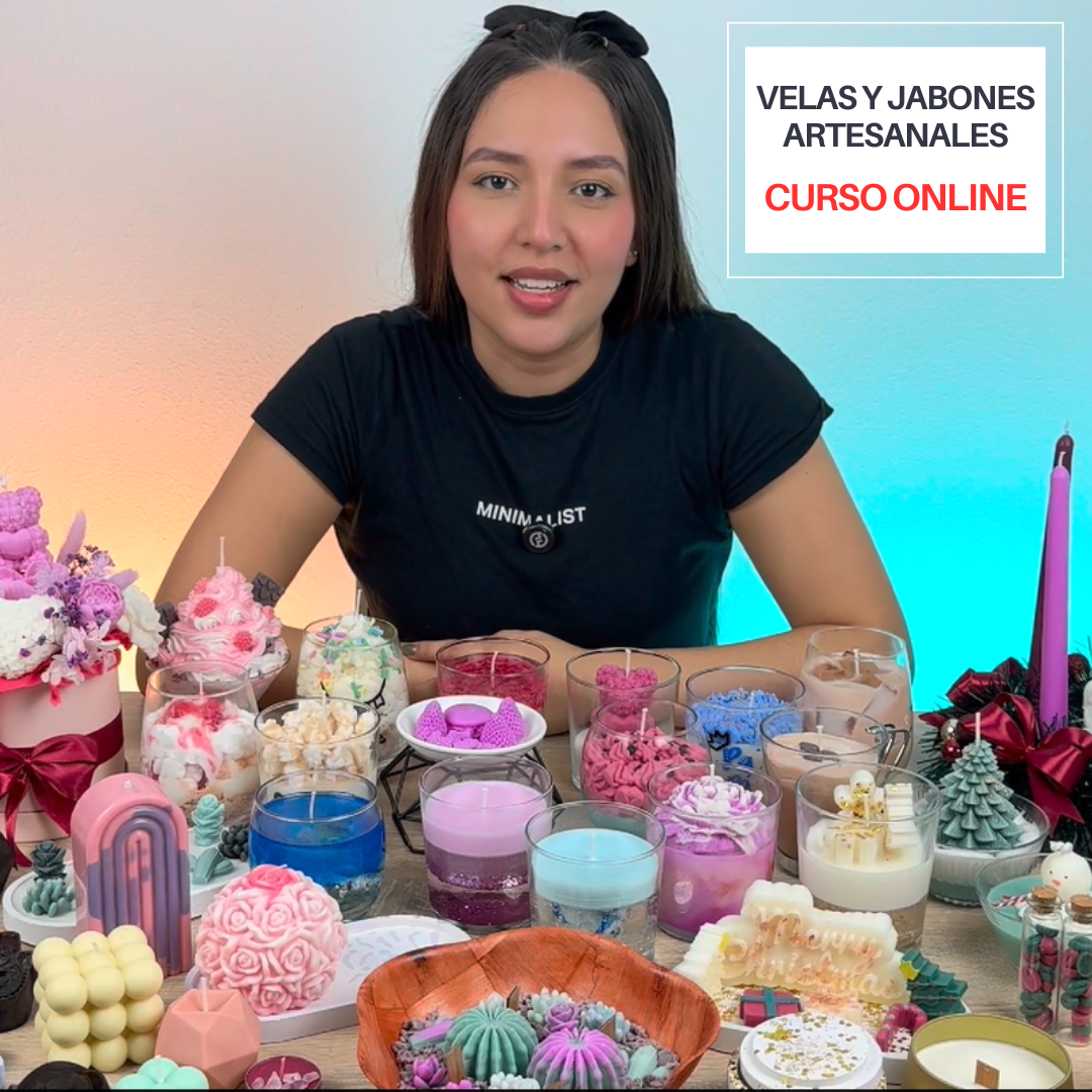 CURSO ONLINE: JABONES Y VELAS ARTESANALES